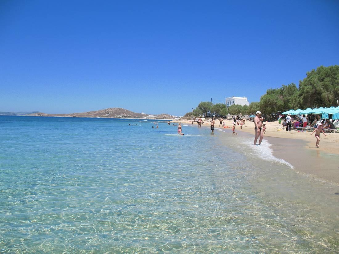 Naxos Agia Anna beach resort, hotel, accommodation and travel guide to Agia Anna on Naxos Greece in Cyclades Islands