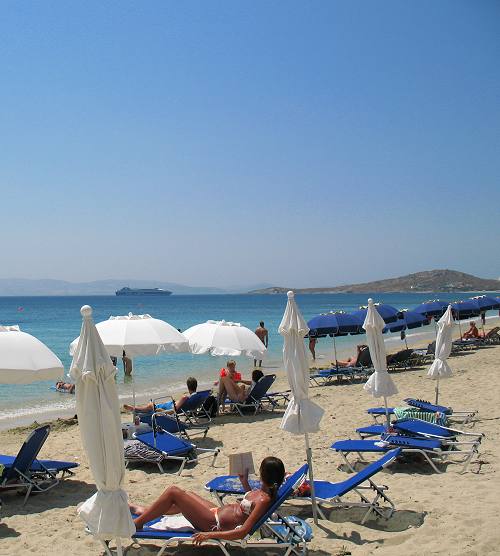 Agia Anna Beach in Naxos