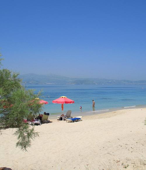 Agia Anna Beach on Naxos Island